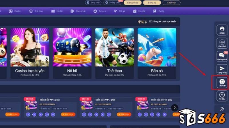 Hướng dẫn các bước tải app S666 đúng chuẩn chi tiết